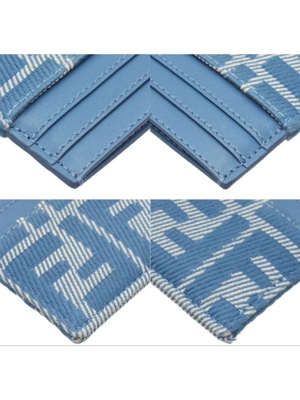 Fendi Baguette FF Jacquard Card Case Business Holder